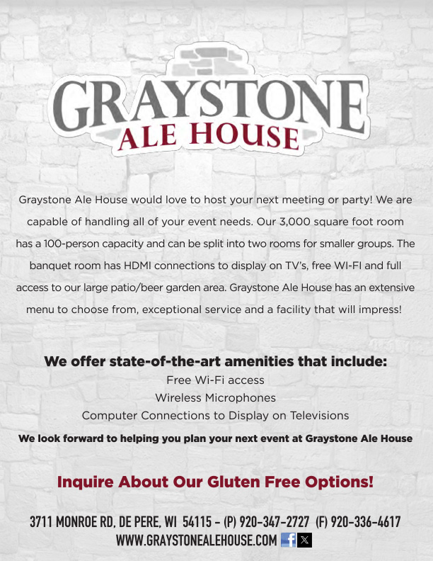 Graystone Ale House - Party Menu